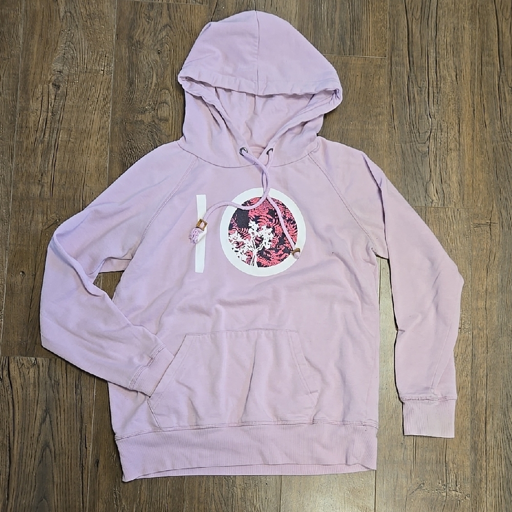 Lavender Hoodie with Graphic Print